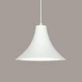 A19 Lighting Madera Pendant, Bisque P501-WCC-1LEDE26